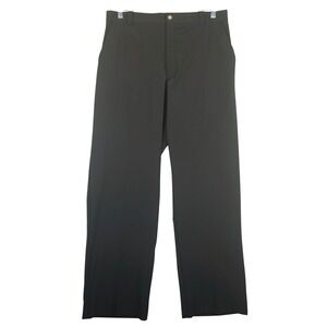 Nike Tiger Woods Dri-FIT Men's Black Straight Leg Pants Size 35x32 (Fits 34x32)